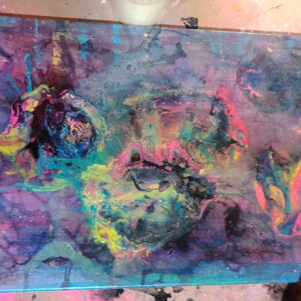 Abstract Multicolor Canvas Art